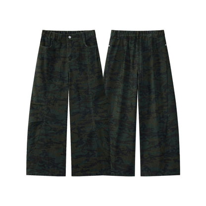 Winter loose wide leg casual pants and floor pants