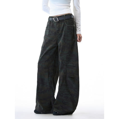 Winter loose wide leg casual pants and floor pants